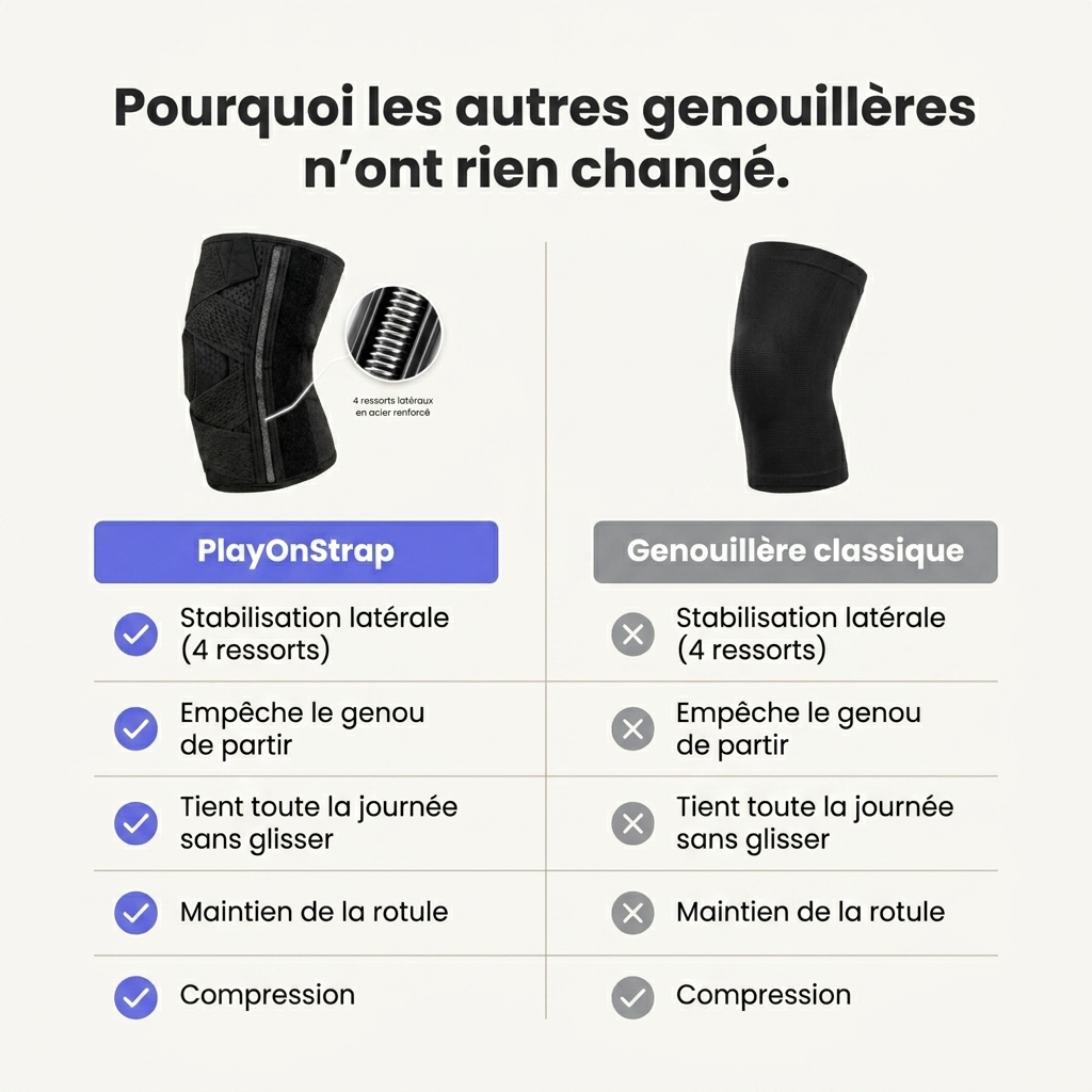 Genouillère à Ressorts PlayOnStrap